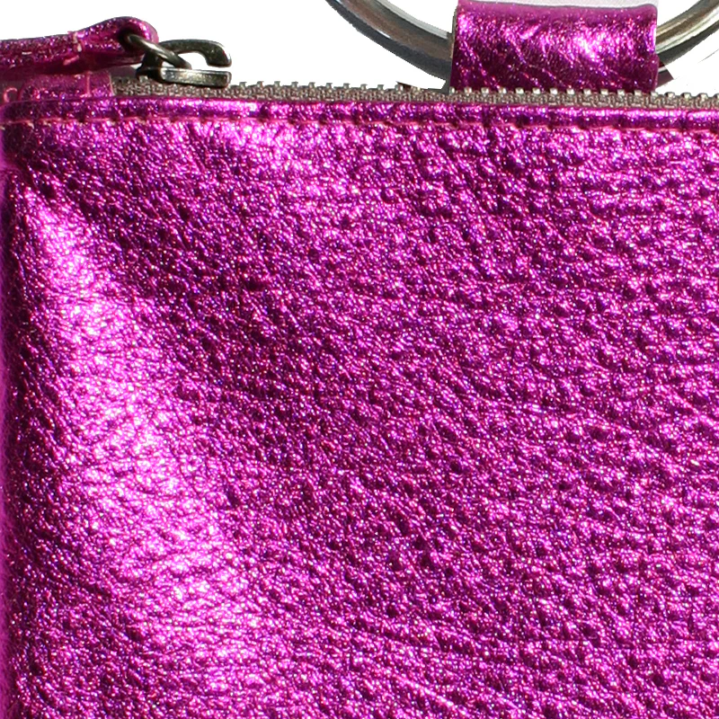 Mini Ring Wristlet - Hot Pink