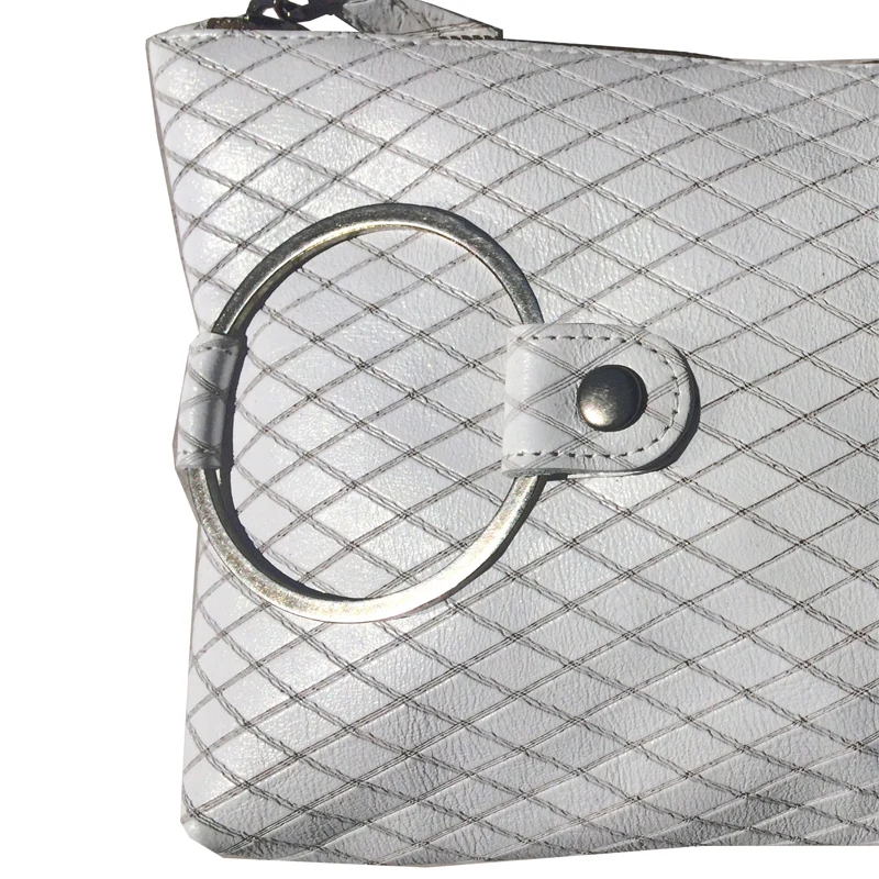 Ring Clutch - White Lazercut