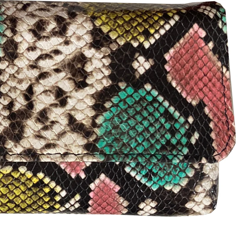Baguette Clutch  - Pastel Snake