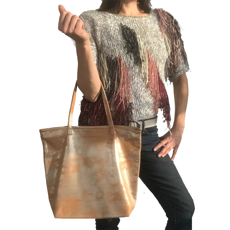 Tote Bag - Dull Neutral Metallic